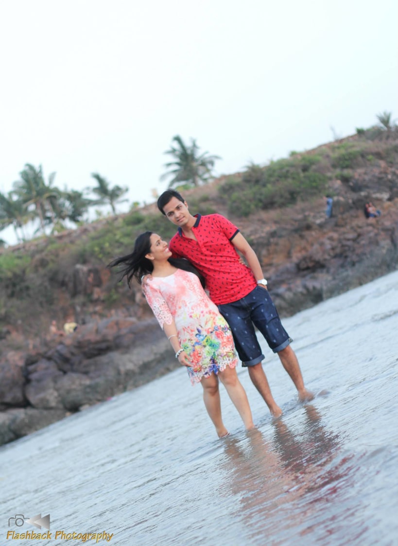 Bride and Groom To-Be Pose by the Beach by Lloyd Bangera Wedding-photography | Weddings Photos & Ideas