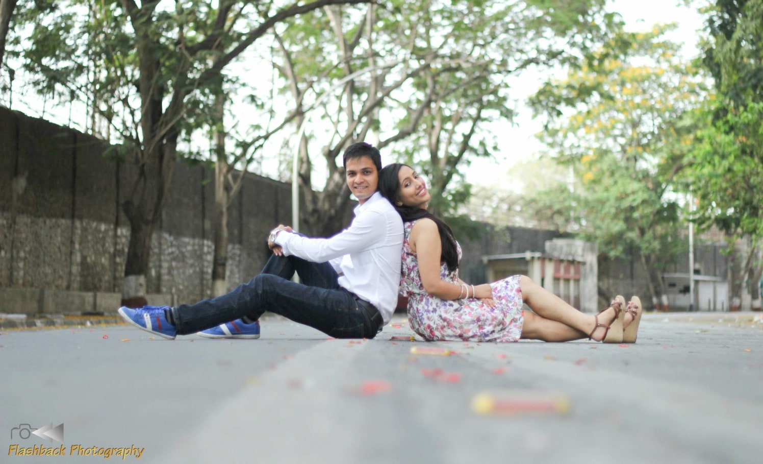 Bride and Groom Pose by the Street by Lloyd Bangera Wedding-photography | Weddings Photos & Ideas