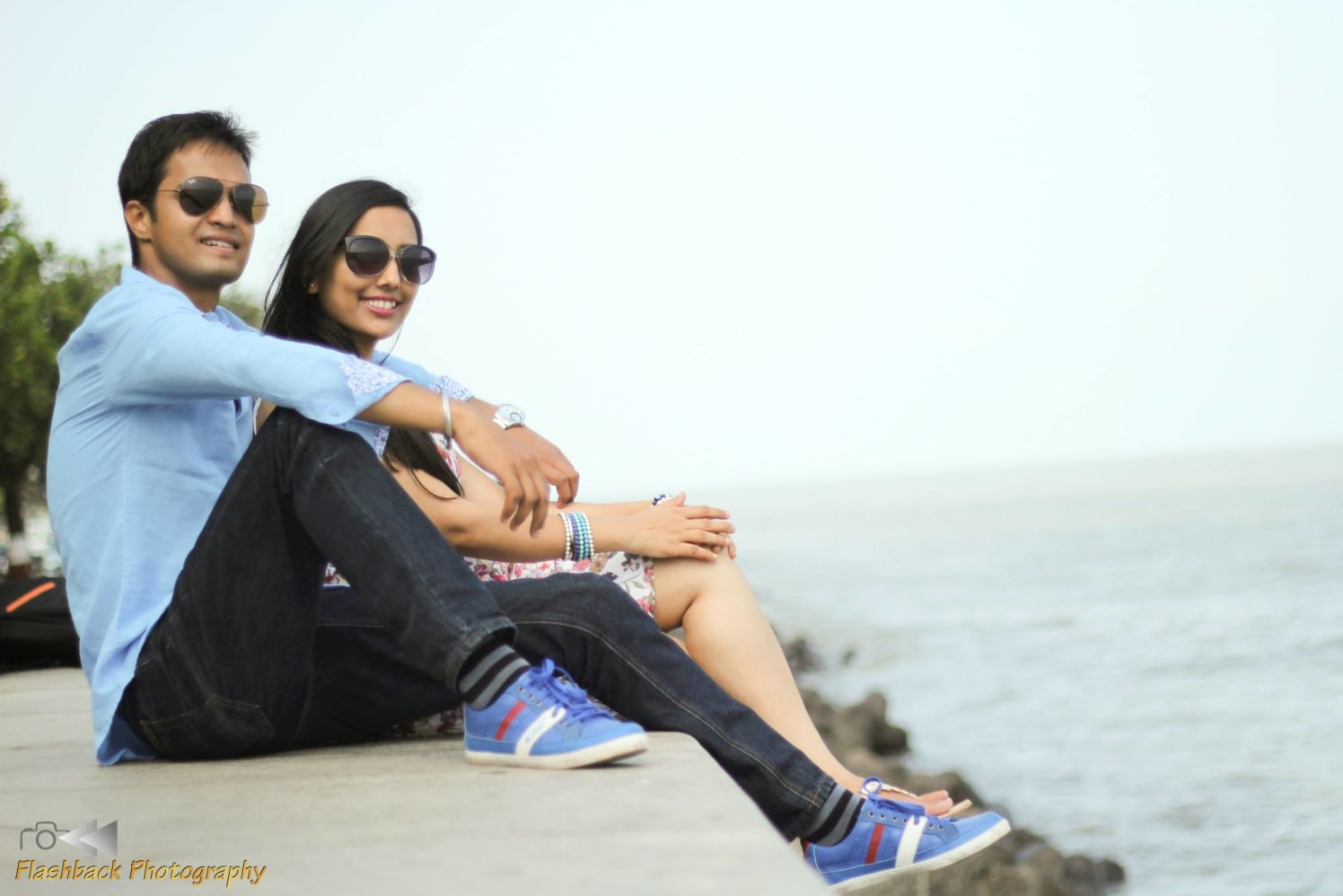 Bride and Groom To-Be Pose at the Beach by Lloyd Bangera Wedding-photography | Weddings Photos & Ideas