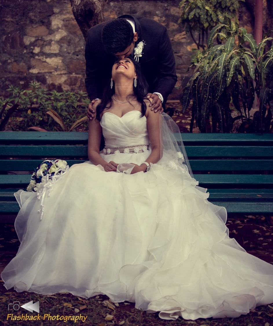 Bride and Groom Wearing Elegant White and Black Attire by Lloyd Bangera Wedding-photography | Weddings Photos & Ideas