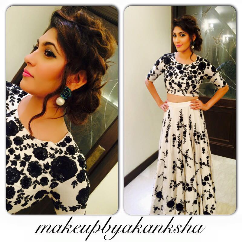 Makeup and outfit look for an evening party! by Akanksha Bridal-makeup | Weddings Photos & Ideas