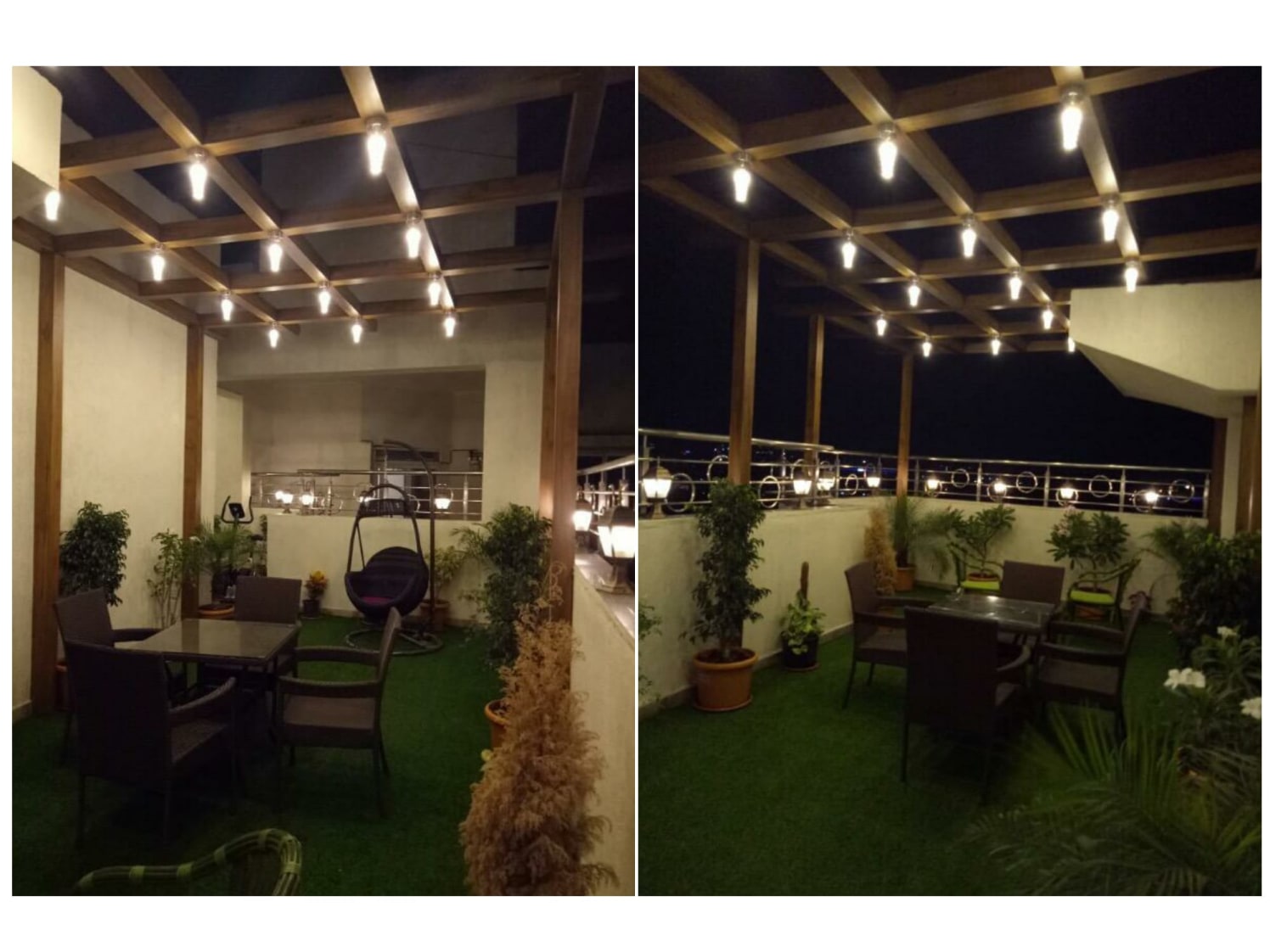 Rustic style terrace garden by ARN INTERIORS Open-spaces | Interior Design Photos & Ideas