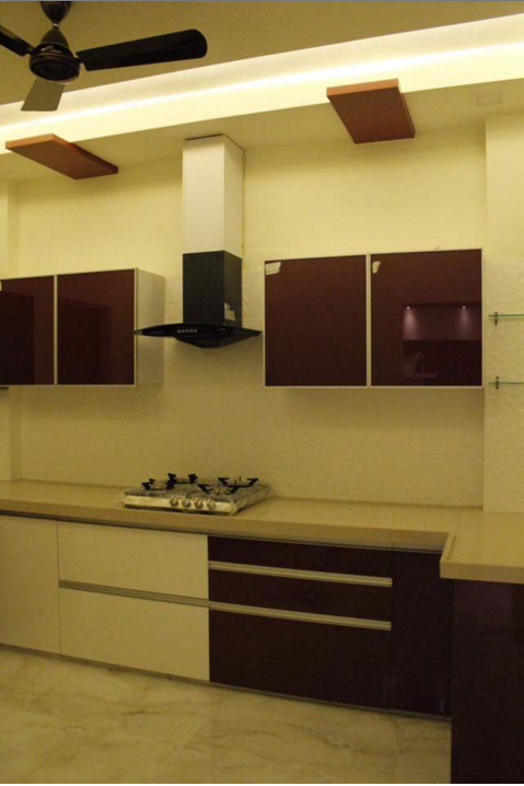 Modern Style Kitchen by Veer Interior Modular-kitchen Modern | Interior Design Photos & Ideas