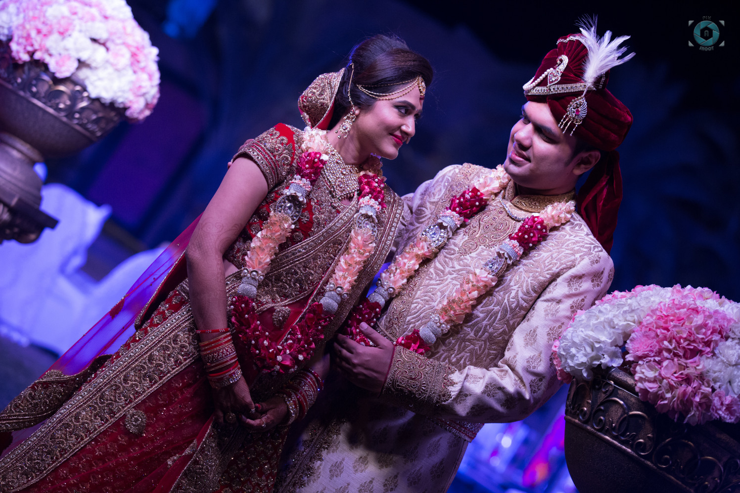 Wedding Day Couple Portrait by Anant Mishra Groom-wear-and-accessories | Weddings Photos & Ideas