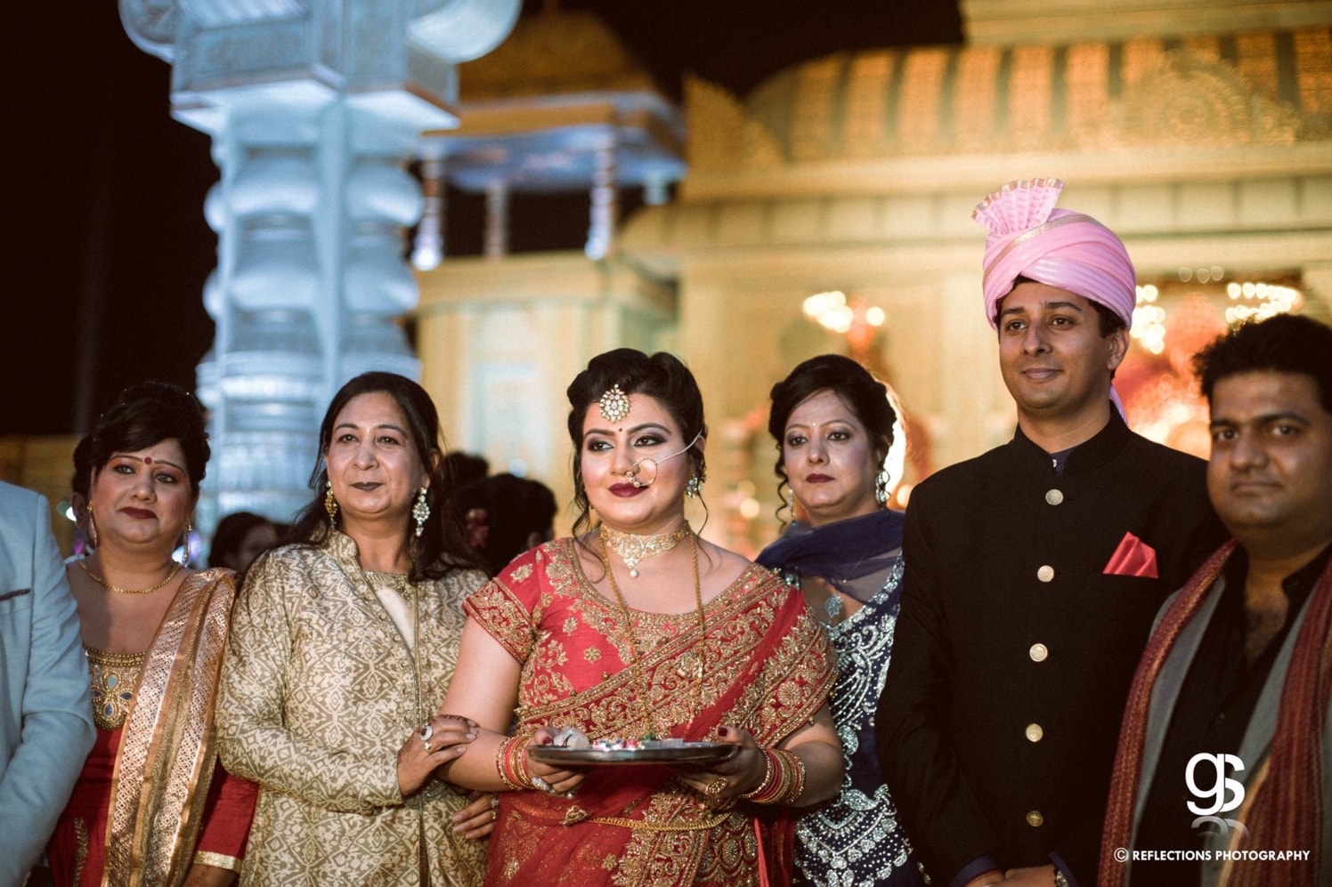 All set to welcome the baarat! by Reflections Photography Wedding-photography | Weddings Photos & Ideas