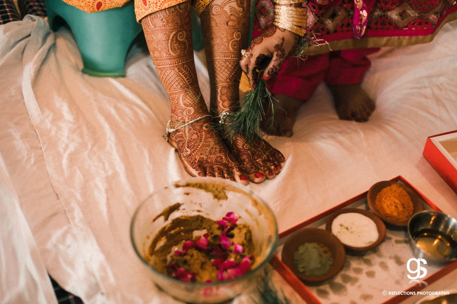 Henna beauty of a newly married! by Reflections Photography Wedding-photography | Weddings Photos & Ideas