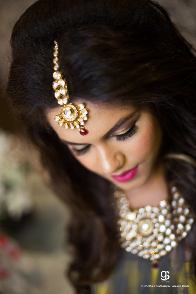 Kundan and pink lips! by Reflections Photography Wedding-photography | Weddings Photos & Ideas