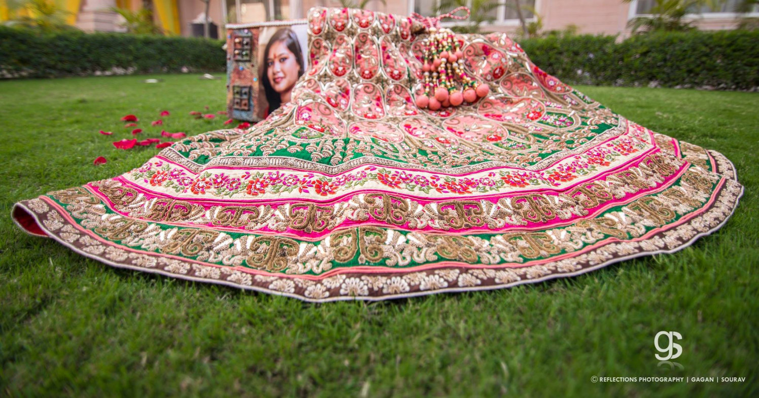 Diffrent bridal lengha! by Reflections Photography
