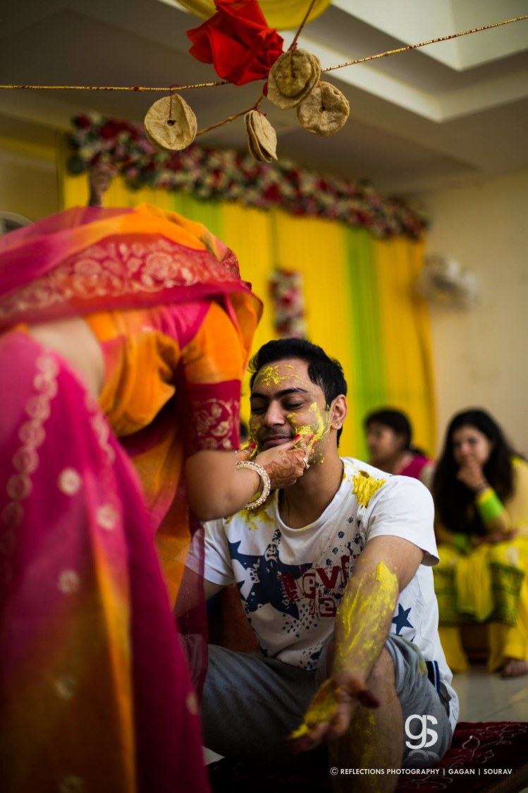The haldi ceremony of the groom! by Reflections Photography Wedding-photography | Weddings Photos & Ideas