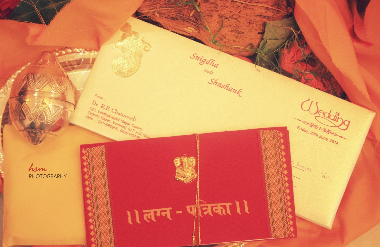 Pretty invitation card by HSM Photography Wedding-photography | Weddings Photos & Ideas