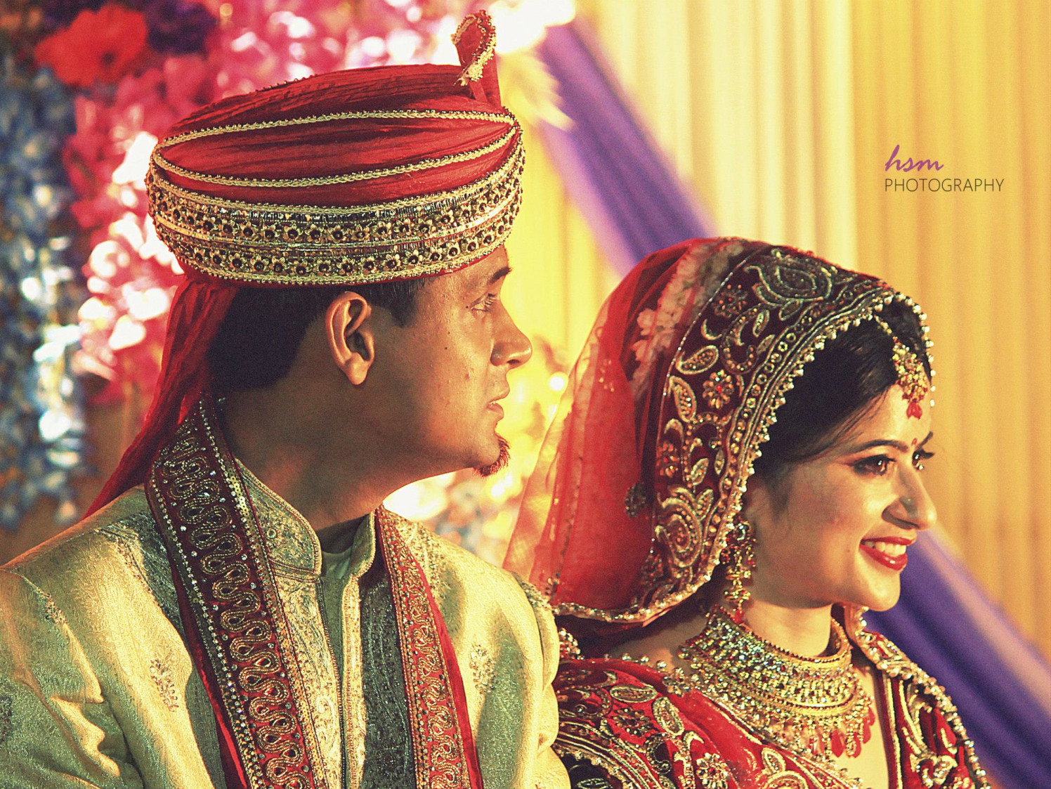 Glistening duo by HSM Photography Wedding-photography Bridal-makeup Bridal-jewellery-and-accessories | Weddings Photos & Ideas