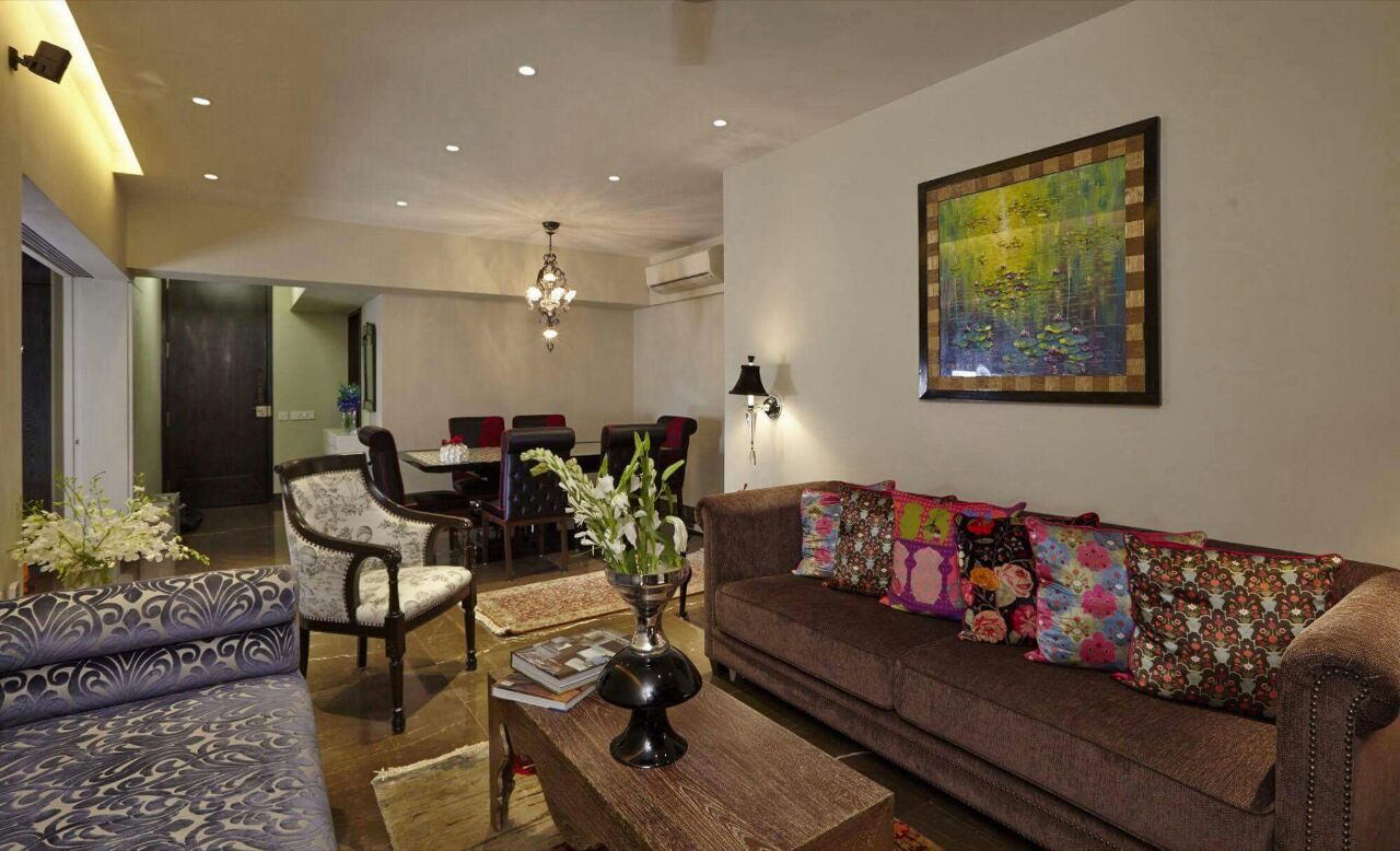Living Space With Vintage Style Furniture by DD Jour Living-room Eclectic | Interior Design Photos & Ideas