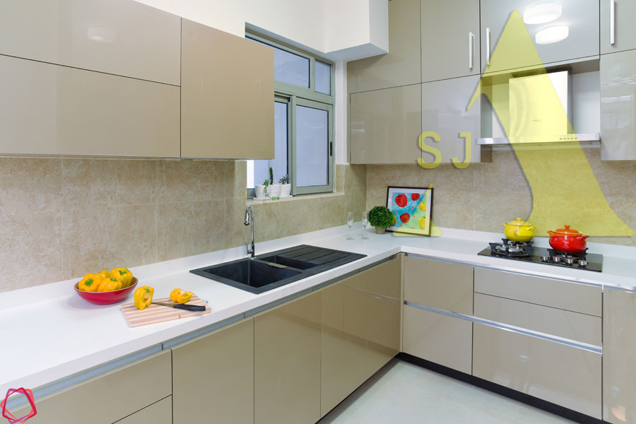 Sleek and Smart by Suman Modular-kitchen Modern | Interior Design Photos & Ideas