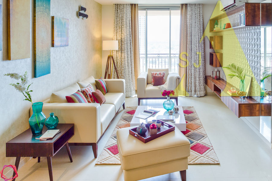 Aesthetic Affair by Suman Living-room Contemporary | Interior Design Photos & Ideas
