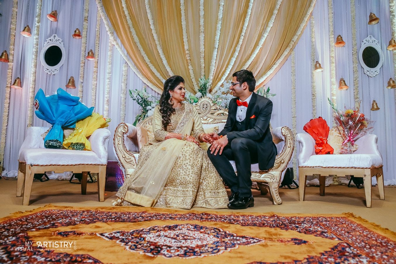 Colossal shot of the king and queen by My Visual Artistry Wedding-photography | Weddings Photos & Ideas