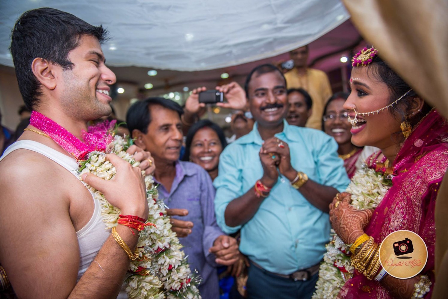 Varmala Ceremony Shot by Candid Affair Wedding-photography | Weddings Photos & Ideas