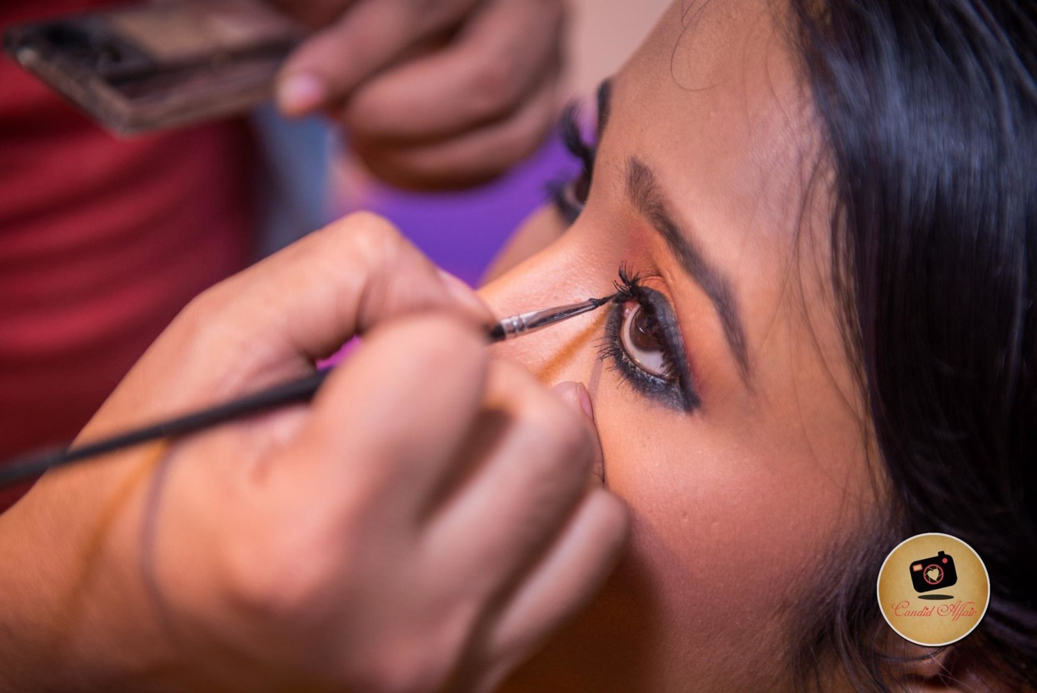 Getting Ready Shot Of Bride by Candid Affair Wedding-photography Bridal-makeup | Weddings Photos & Ideas