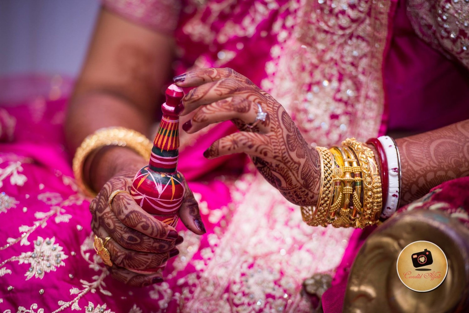 Gold Bangles Of Bride by Candid Affair Wedding-photography Bridal-jewellery-and-accessories | Weddings Photos & Ideas