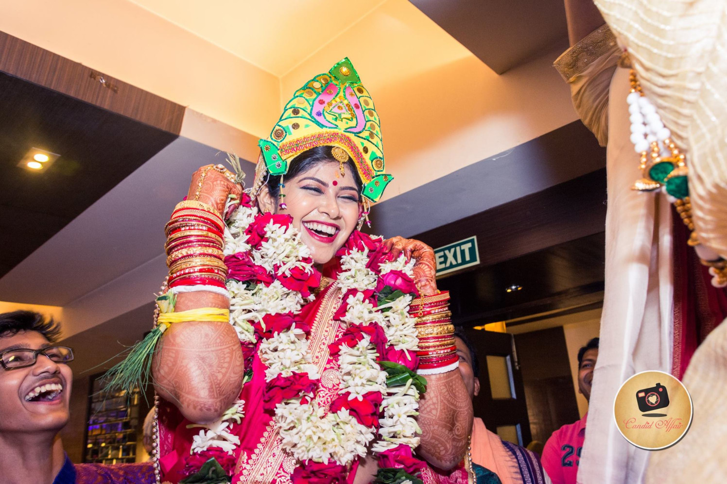 Happy Shot Of South Indian Bride by Candid Affair Wedding-photography | Weddings Photos & Ideas