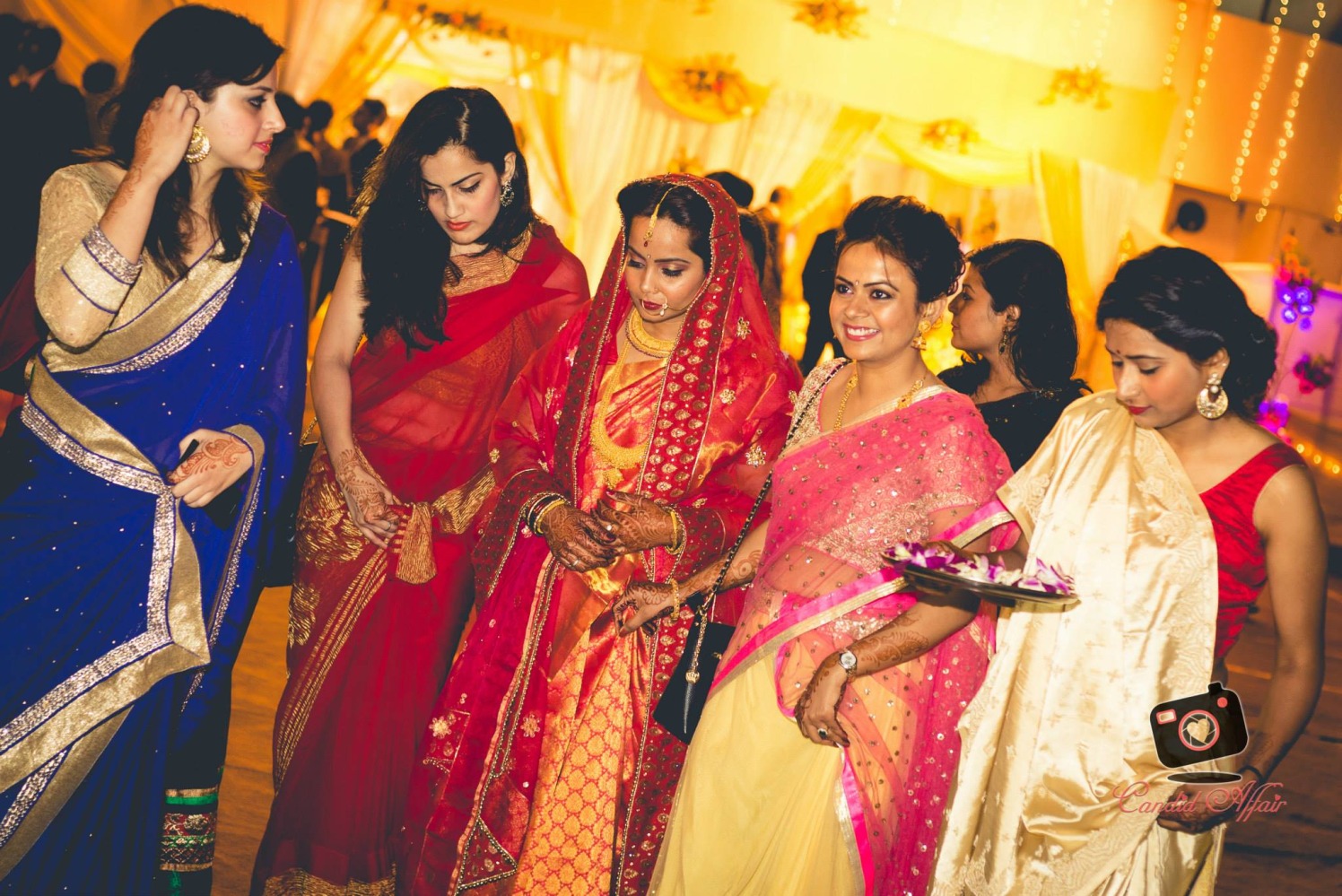 Bride With Bridesmaids by Candid Affair Wedding-photography | Weddings Photos & Ideas