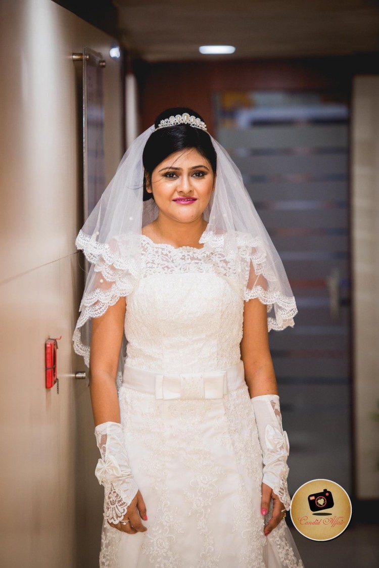 Bride In White Lacy Gown by Candid Affair Wedding-photography | Weddings Photos & Ideas