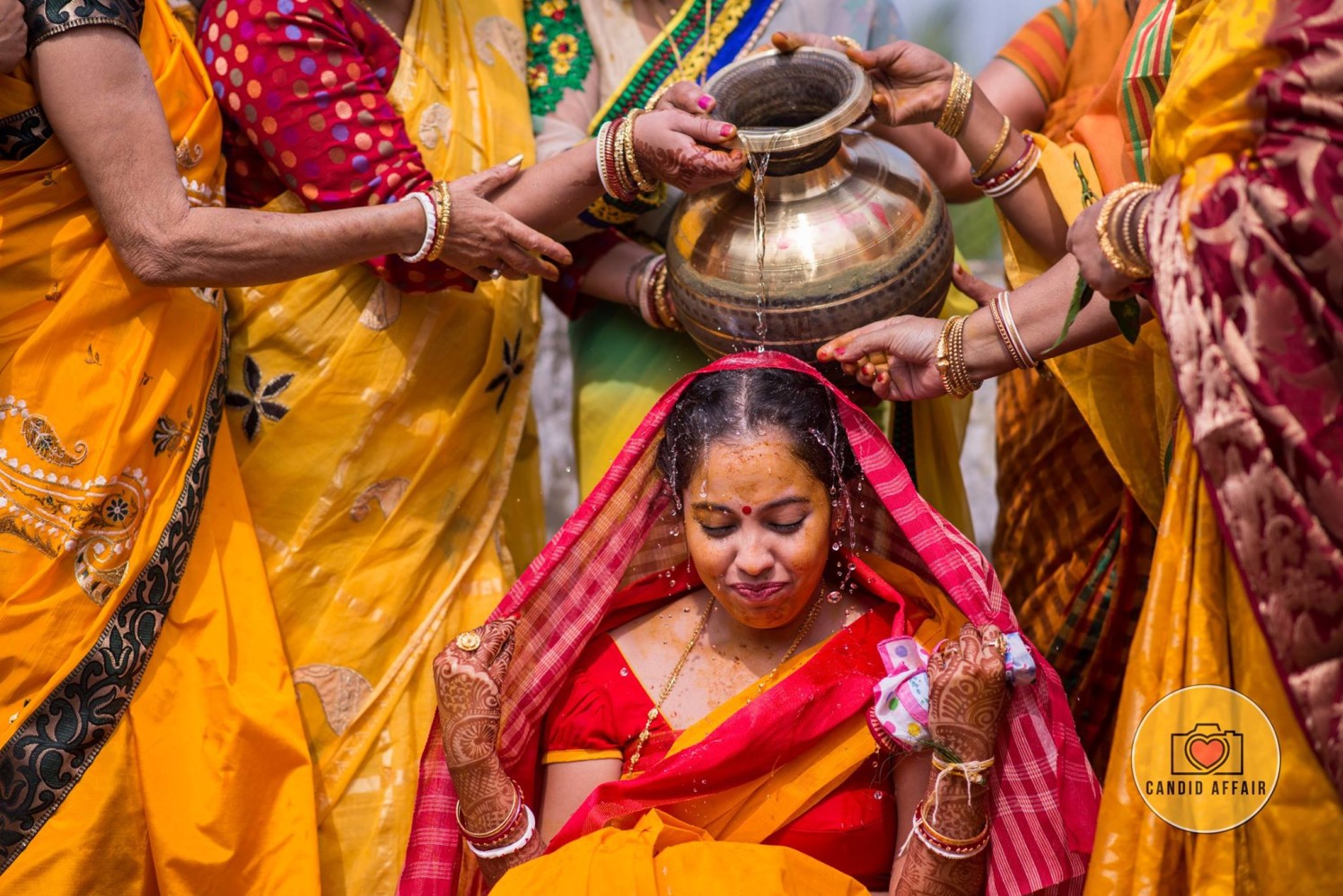 Traditions On Haldi Day by Candid Affair Wedding-photography | Weddings Photos & Ideas