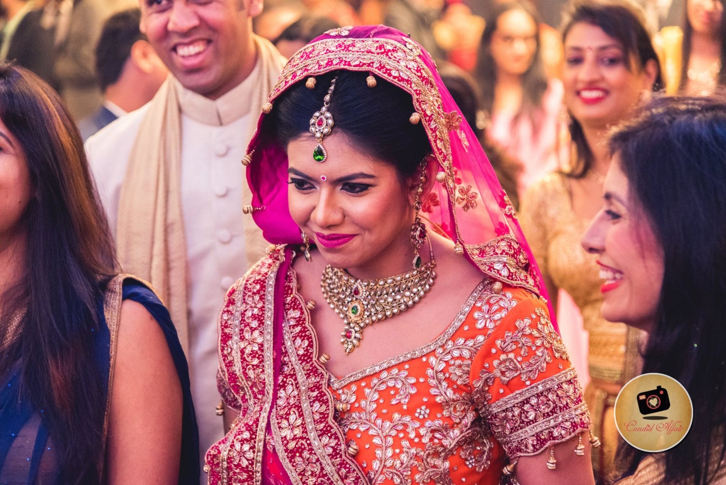 Indian Bride With Light And Natural Makeup by Candid Affair Wedding-photography Bridal-jewellery-and-accessories Bridal-makeup | Weddings Photos & Ideas