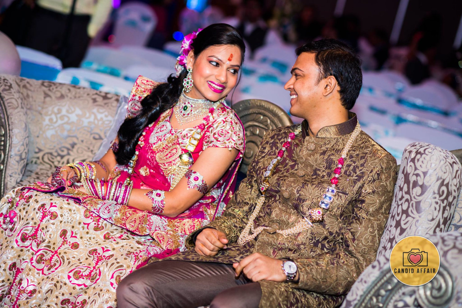 Engaging Talks Between Beautiful Bride And Groom by Candid Affair Wedding-photography | Weddings Photos & Ideas