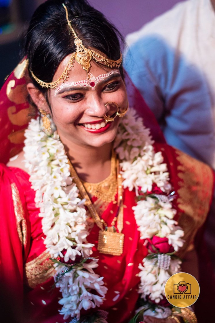 Bridal Smiling Shot by Candid Affair Wedding-photography | Weddings Photos & Ideas