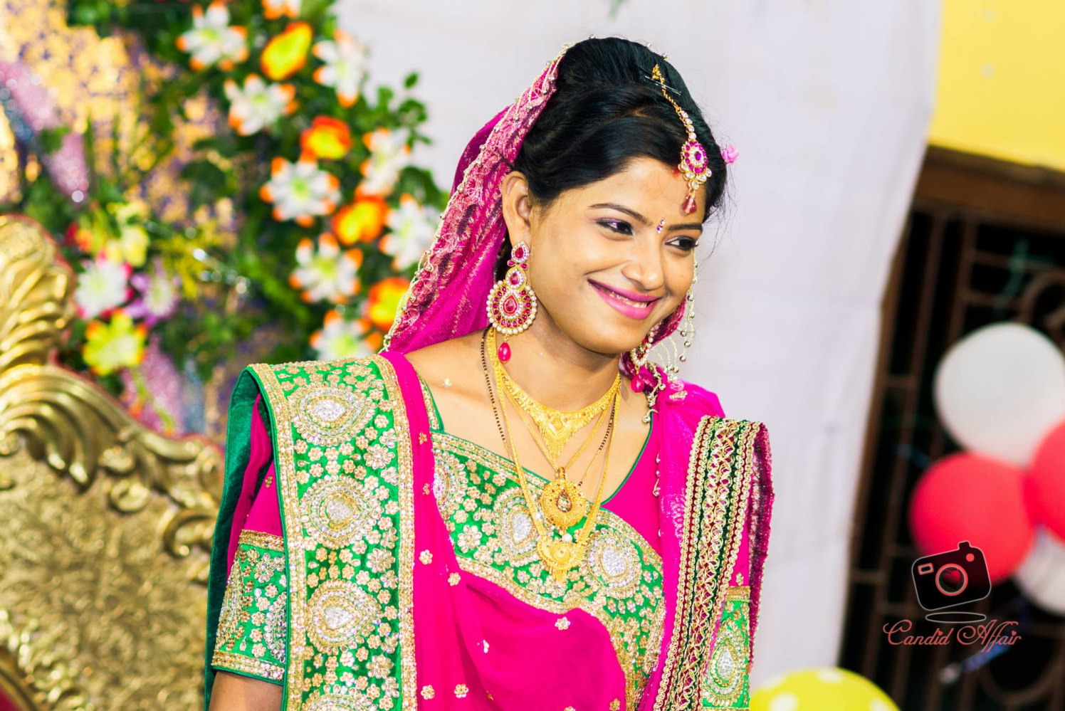 Indian Bride With Flawless Smile by Candid Affair Wedding-photography | Weddings Photos & Ideas