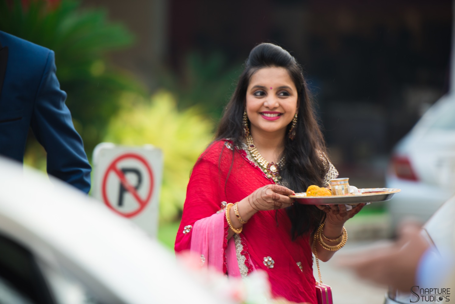 Exquisite Gold Necklace With Red Stones by Sahil Kumar Wedding-photography | Weddings Photos & Ideas