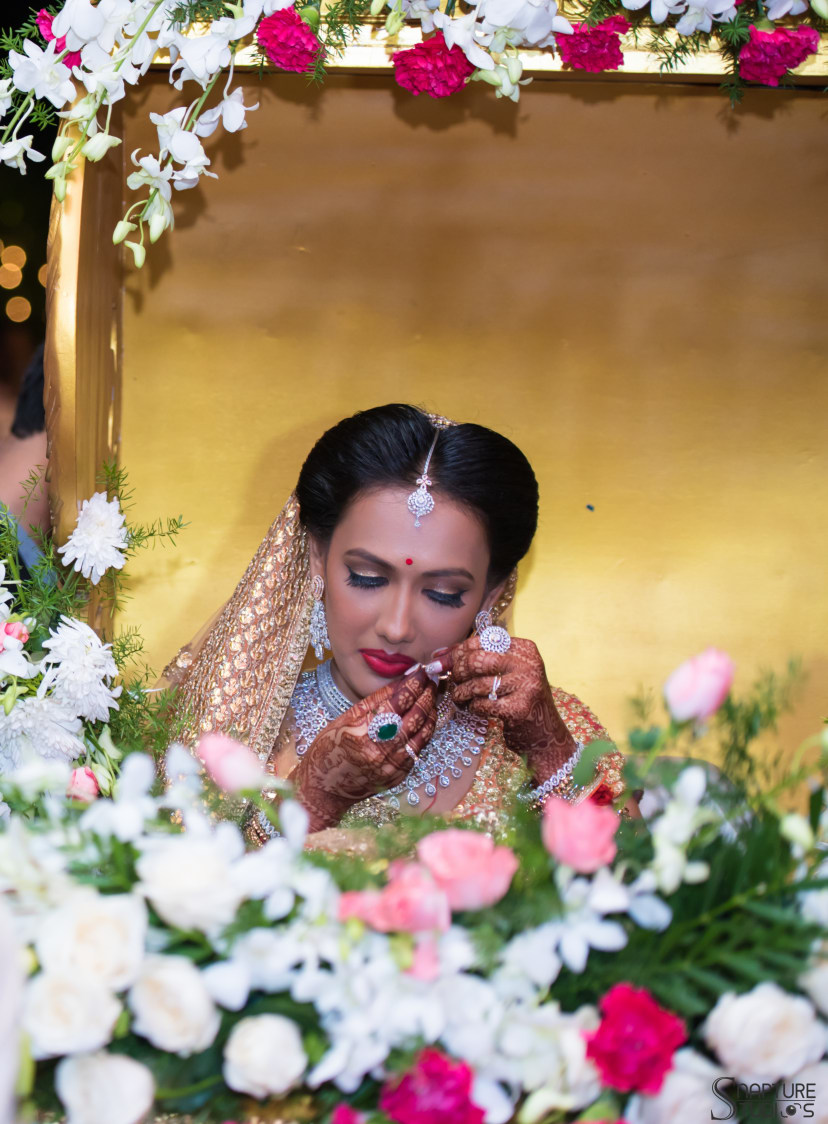 Bride Getting Ready For Her D-Day by Sahil Kumar Wedding-photography Bridal-makeup | Weddings Photos & Ideas