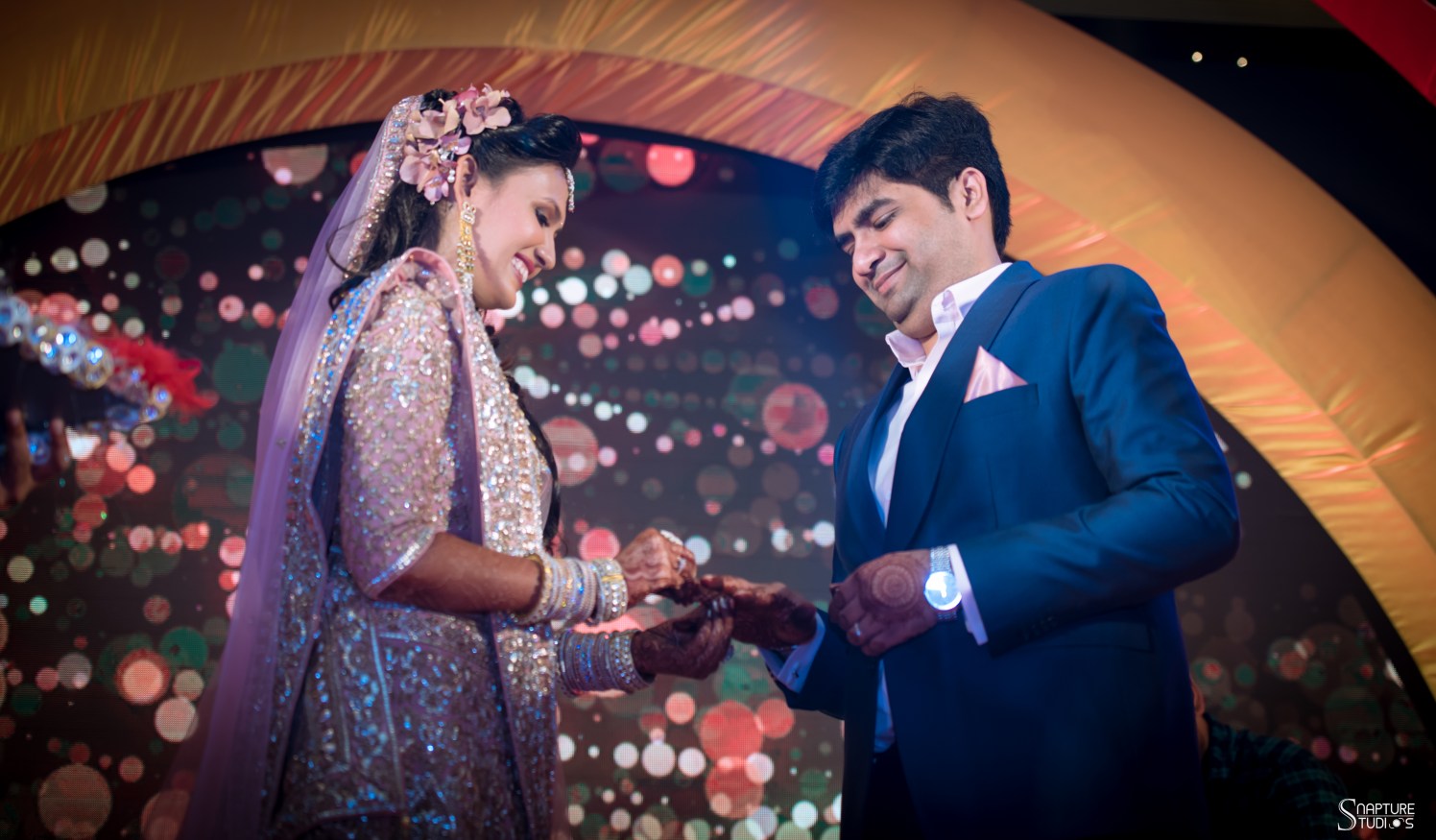 Bride And Groom Engagement Shot by Sahil Kumar Wedding-photography | Weddings Photos & Ideas