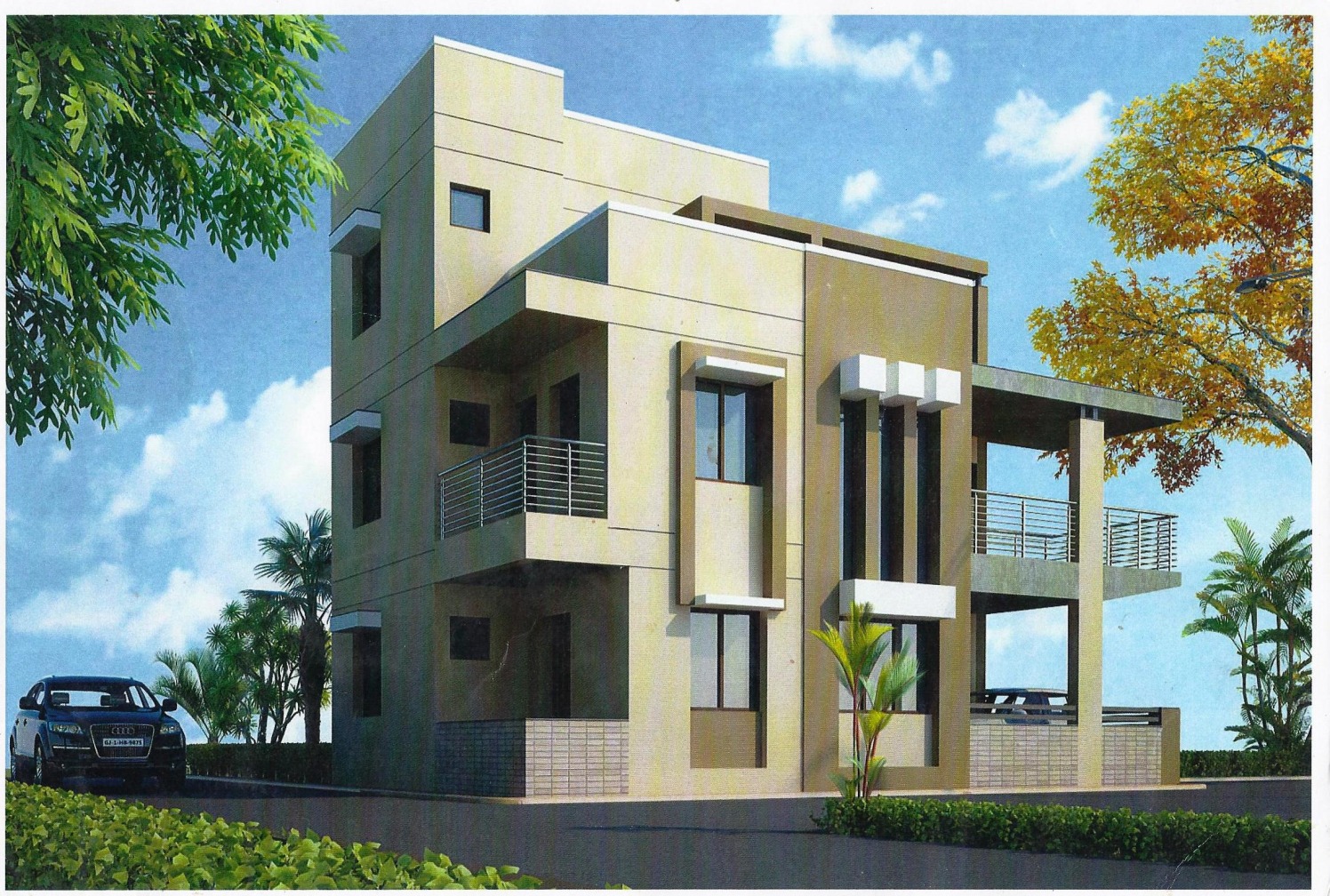 Modern Contemporary House by Dipen Trivedi Modern Contemporary | Interior Design Photos & Ideas