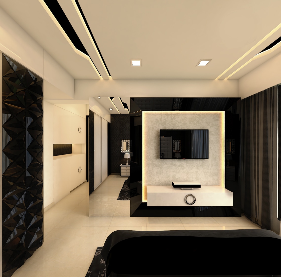 THE IMPERFECT SYMMETRY by Nidhi Rathod Contemporary | Interior Design Photos & Ideas