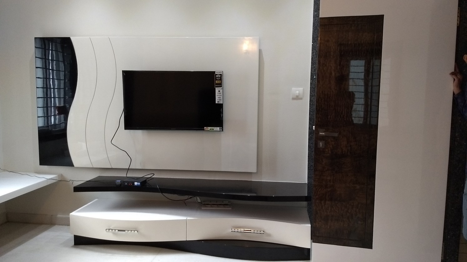 Modern TV Console by Ram PJ Modern | Interior Design Photos & Ideas