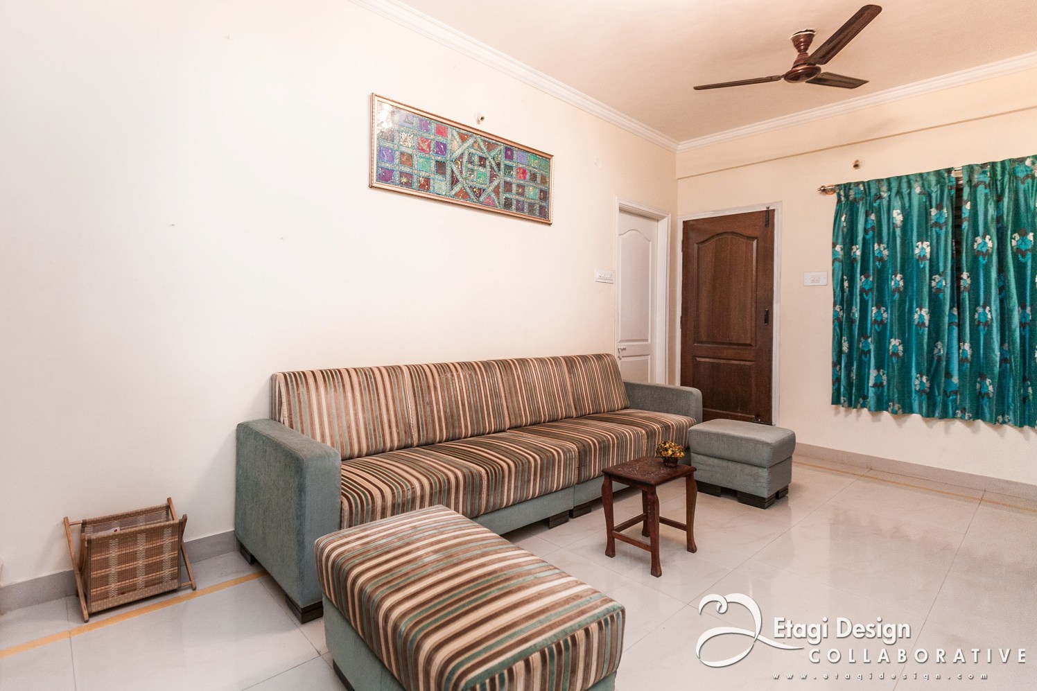 Living Room With Bulky Sofa by Prashanth Nandiprasad Living-room Modern | Interior Design Photos & Ideas