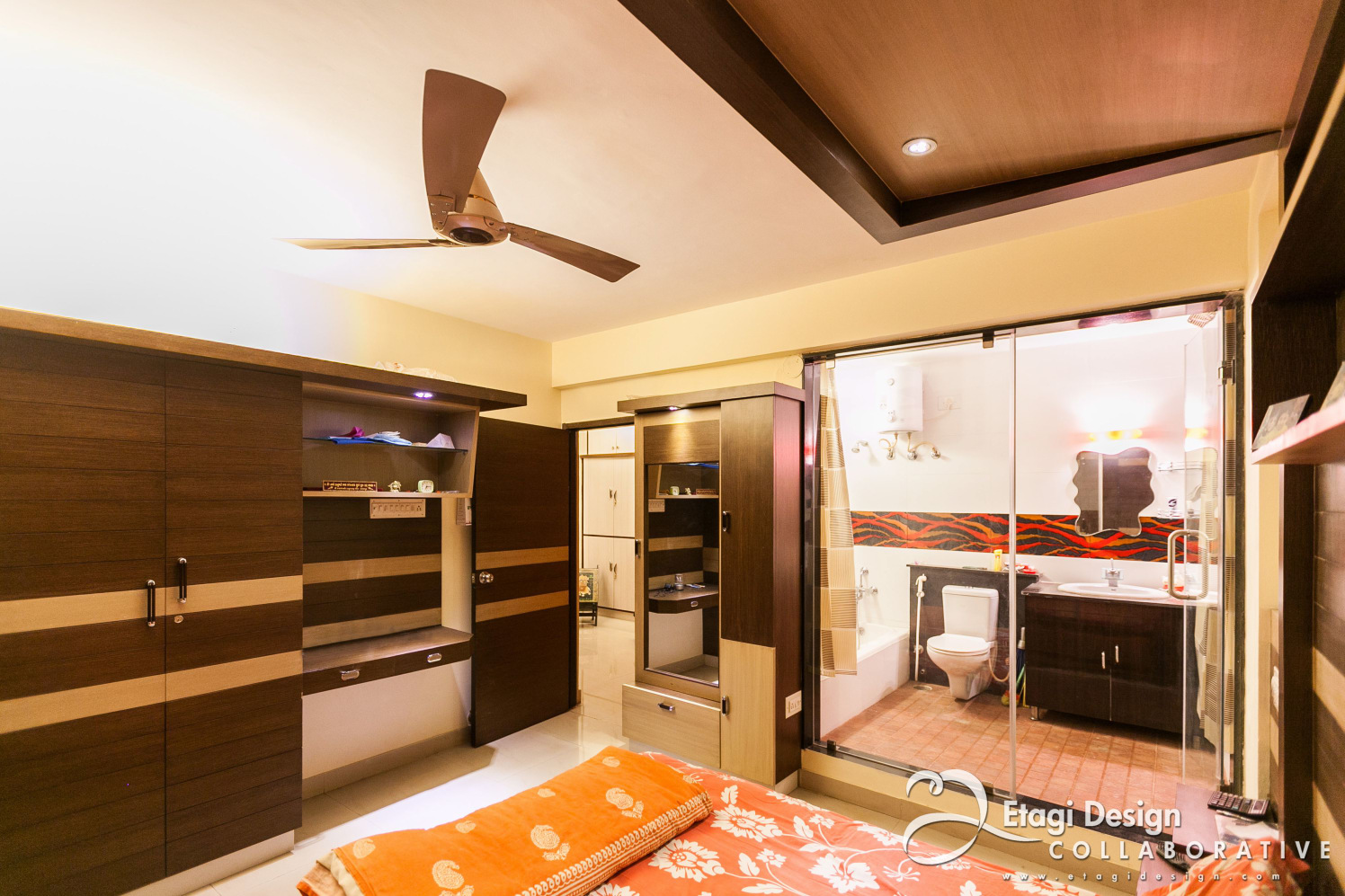 Bedroom With Attached Bathroom by Prashanth Nandiprasad Bedroom Modern | Interior Design Photos & Ideas