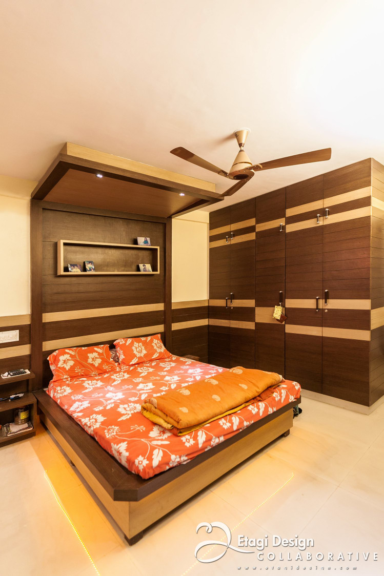 Wooden Work In Bedroom by Prashanth Nandiprasad Bedroom Modern | Interior Design Photos & Ideas
