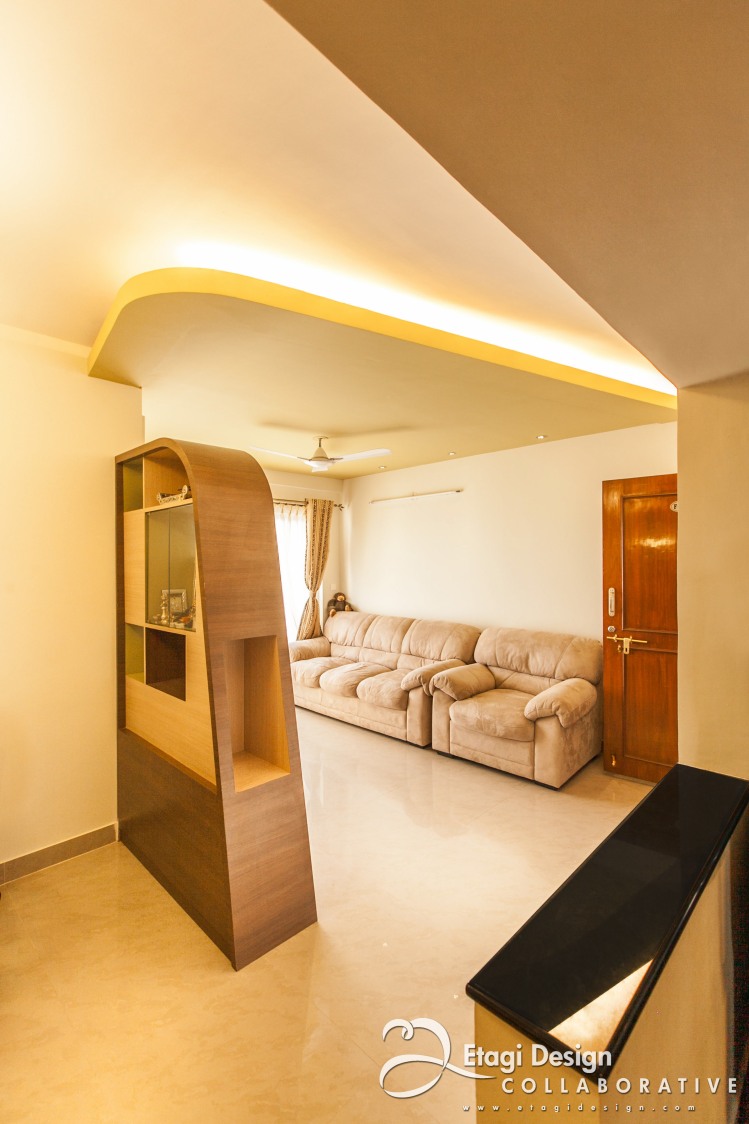 Living Room With Bulky Sofa by Prashanth Nandiprasad Living-room Contemporary | Interior Design Photos & Ideas