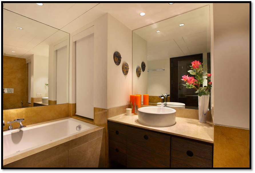 Captivating Reflection by Torn Born Bathroom Contemporary | Interior Design Photos & Ideas