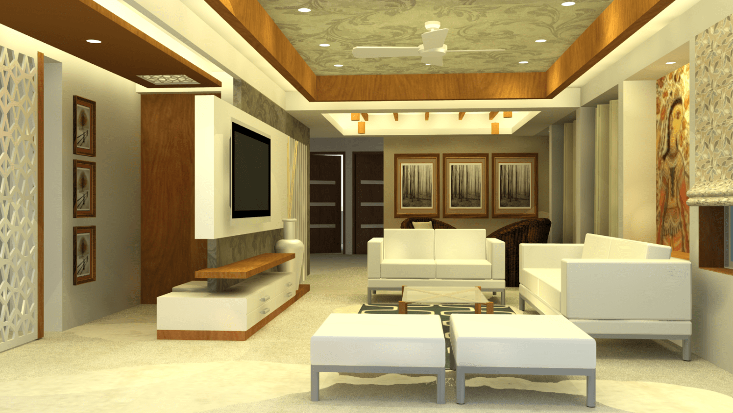 Contemporary living room by Sunil Sathe Contemporary | Interior Design Photos & Ideas