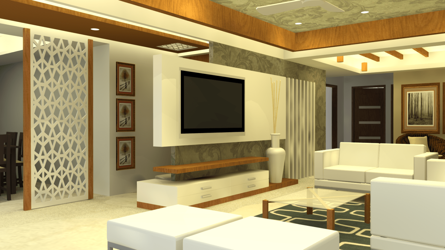 Contemporary living room by Sunil Sathe Contemporary | Interior Design Photos & Ideas