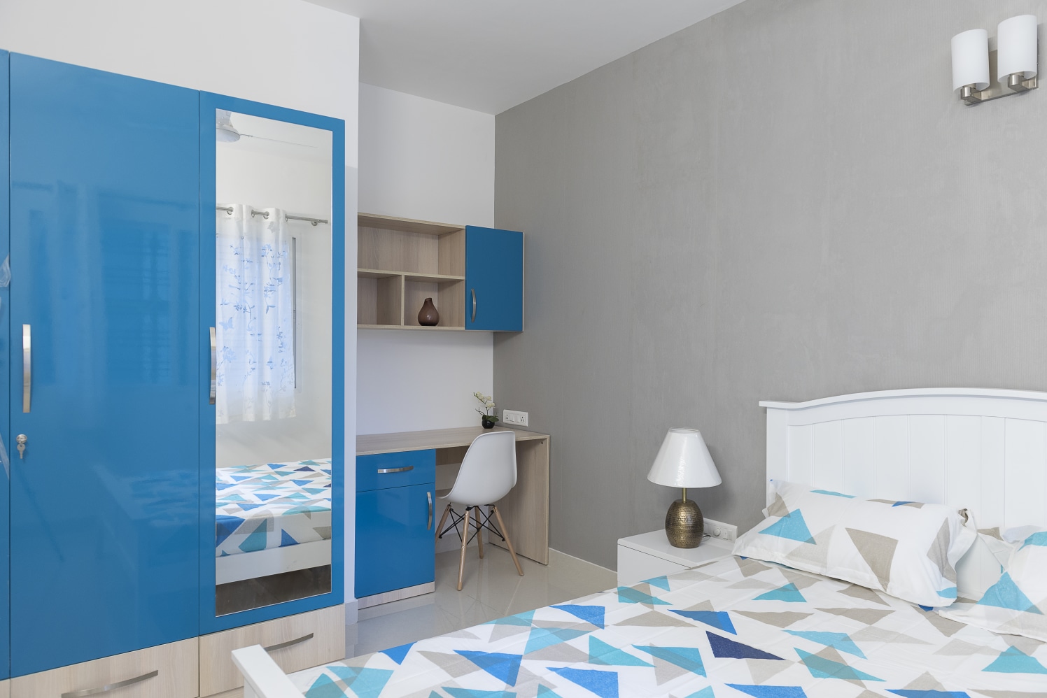 Beauty In Blue by HomeLane Modern | Interior Design Photos & Ideas