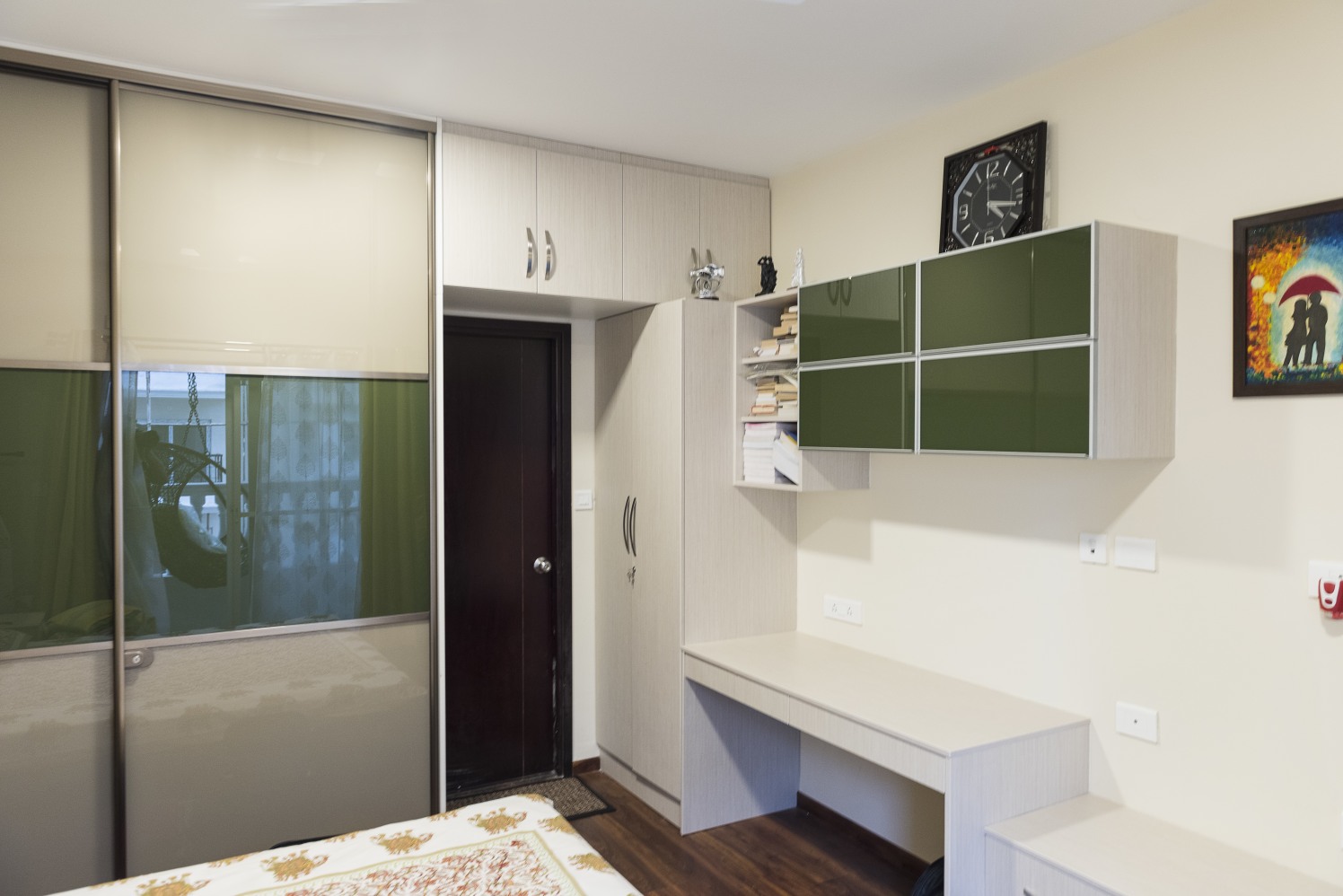Lacquered Green by HomeLane Indoor-spaces Modern | Interior Design Photos & Ideas