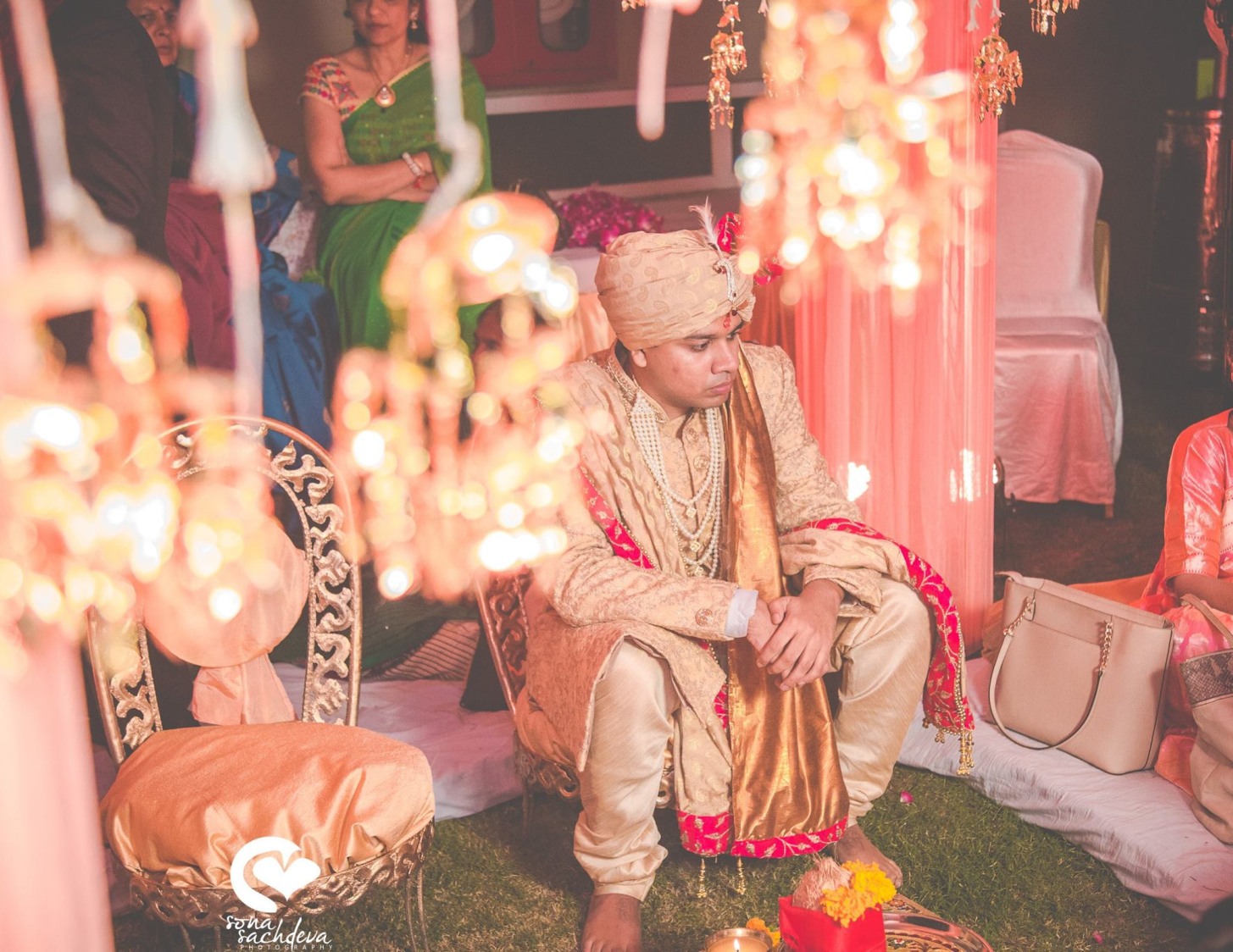 Gilded groom by Sona Sachdeva Photography