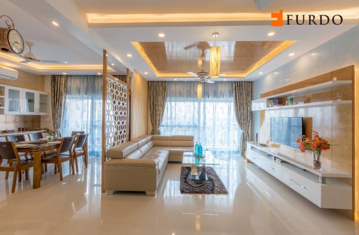 Living Room Design Ideas And Photos With False Ceiling