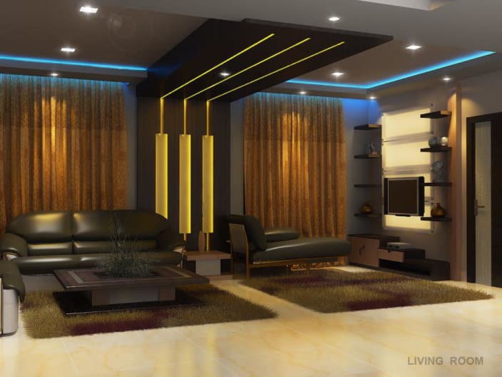 false ceiling for living room