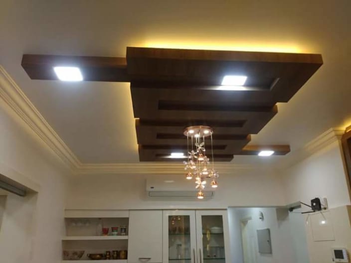 false ceiling chandelier