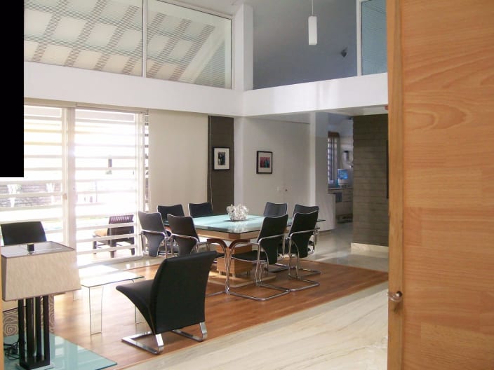 Dining Room Design Ideas On A Budget Part - 42: Dinning Space With Wooden Flooring And Black Chairs By Richa Jindal Dining- Room Contemporary |